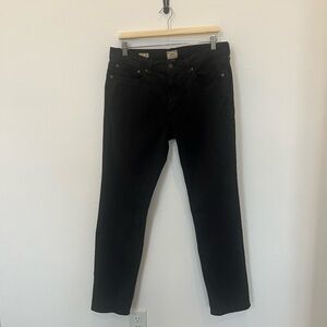 Men's J.Crew 33x30 Black Slim-Fit Jeans